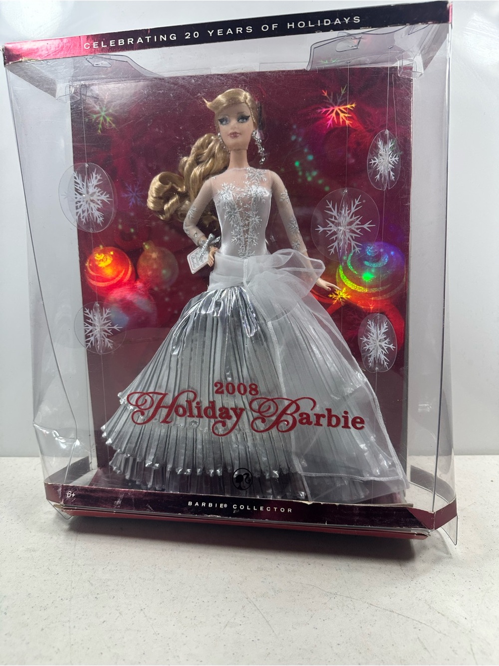 2008 Holiday Barbie Doll, 20th Anniversary,